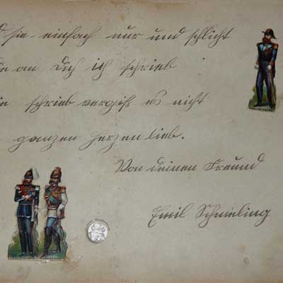 antikes Poesielalbum ab 1878