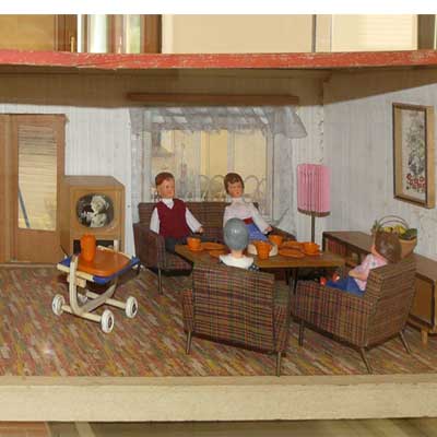 Bungalow der Firma Moritz Gottschalk, Marienberg/Erzgebirge, DDR, um 1962