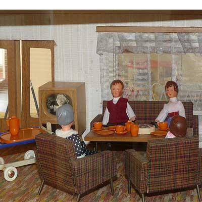 Bungalow der Firma Moritz Gottschalk, Marienberg/Erzgebirge, DDR, um 1962