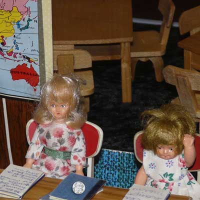 Puppenschule von Modella, um 1969
