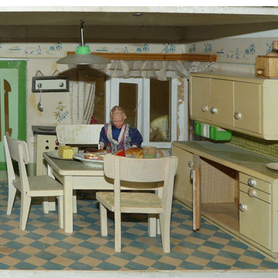 Haus Helga, Holzspielwarenfabrik Albin Schönherr, Niederlauterstein/Erzgebirge, DDR