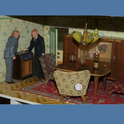 Haus Helga, Holzspielwarenfabrik Albin Schönherr, Niederlauterstein/Erzgebirge, DDR