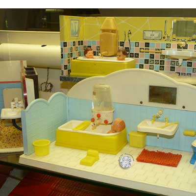 Blechbad hinten - um 1962, Made in Western Germany