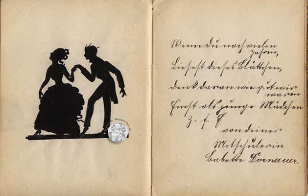 antikes Poesielalbum 20er bis 40er Jahre