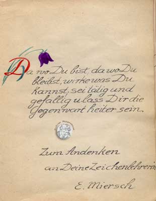 antikes Poesielalbum 20er bis 40er Jahre