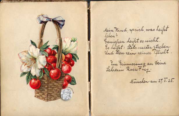 antikes Poesielalbum 20er bis 40er Jahre