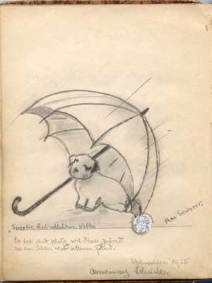 antikes Poesielalbum 20er bis 40er Jahre