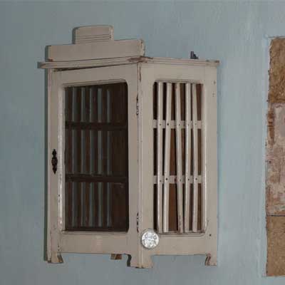 Lehrerwohnung um 1900, Küche, Dorfschule Schloss Blankenhain