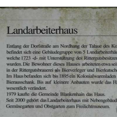 Deutsches Landwirtschaftsmuseum Schloss Blankenhain - Bild 1