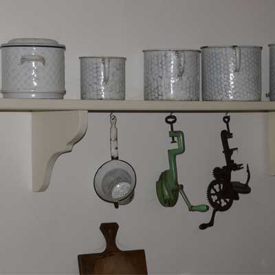 Schlossküche Mitte der 1920er Jahre, Schloss Blankenhain