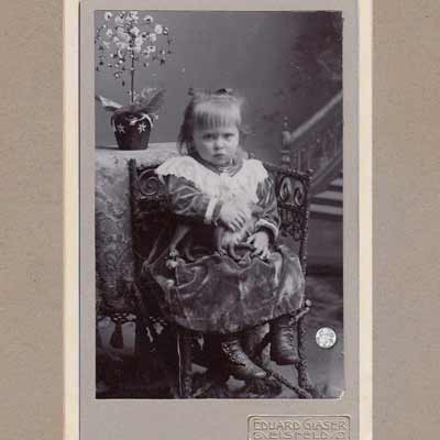 Carte de Visite, vor 1900, Fotograf Eduard Glaser