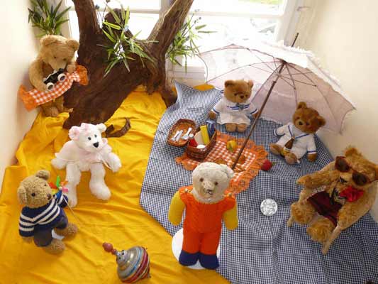 Im Schloss, da sind die Bären los