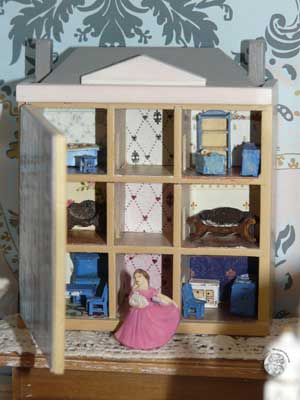 Möbel im Puppenhaus im Maßstab 1:144