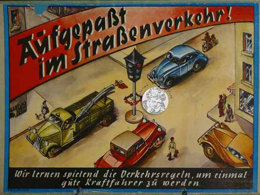 DDR-Spiel - Aufgepaßt im Straßenverkehr