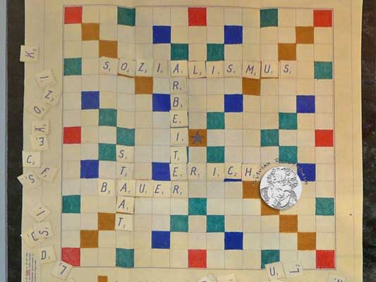 DDR - selbstgebastelte Spiele, Scrabble