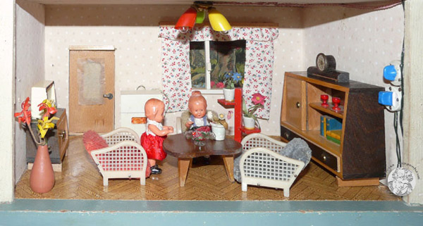 Moritz Gottschalk  Puppenhaus 50er Jahre DDR