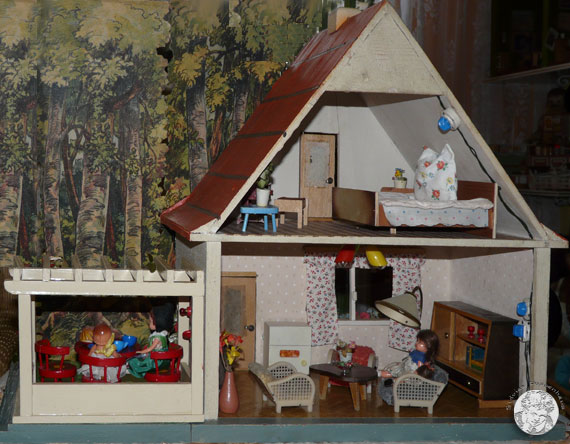 Moritz Gottschalk  Puppenhaus 50er Jahre DDR