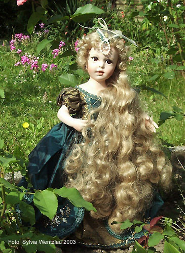 Künstlerpuppe Rapunzel von Brigitte Deval