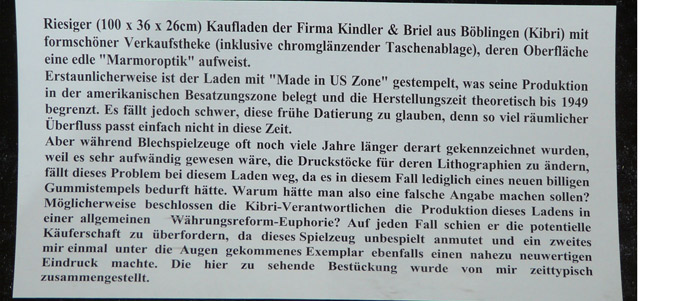 Spielzeug-Kaufläden der 50er- und 60er Jahre
