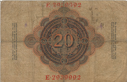 Reichsbanknote von 1910