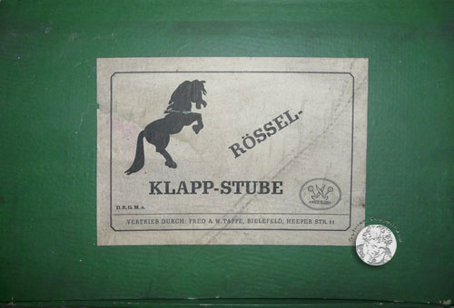 antike Rössel-Klappstube