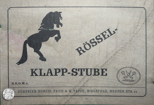 antike Rössel-Klappstube