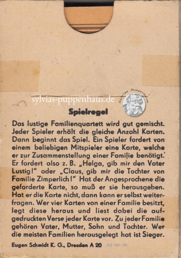Kinderland ein Quartettspiel