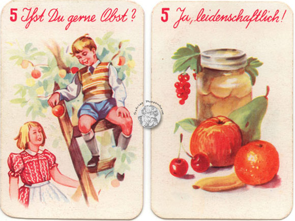 Frag- und Antwort-Spiel 50er Jahre