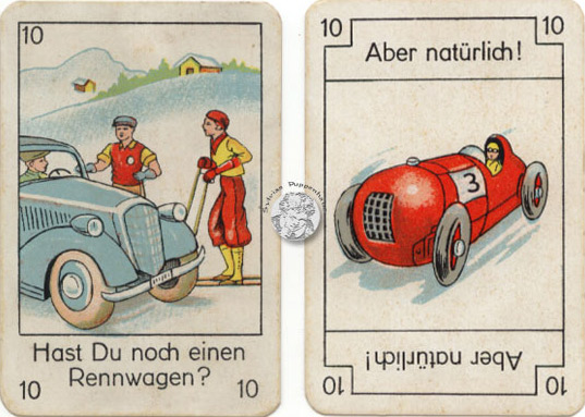 Frag- und Antwort-Spiel 30er Jahre