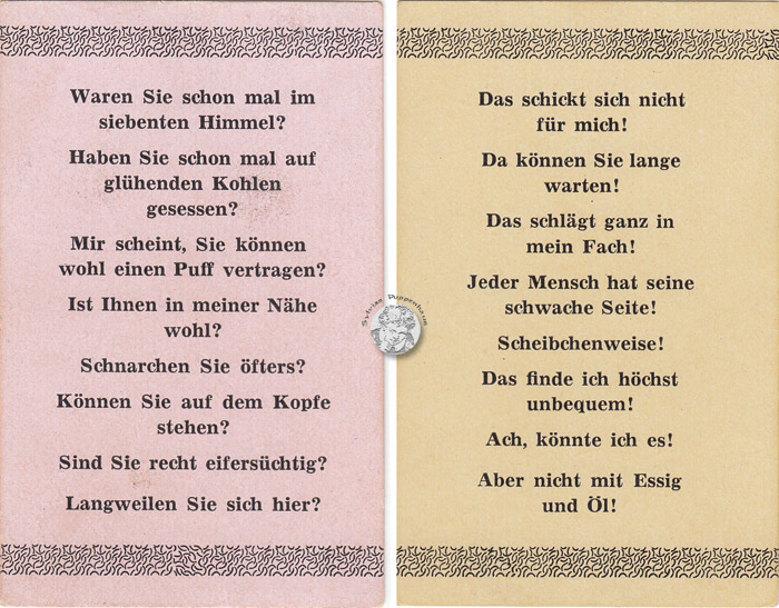 Lustiges Frage- und Antwort-Spiel