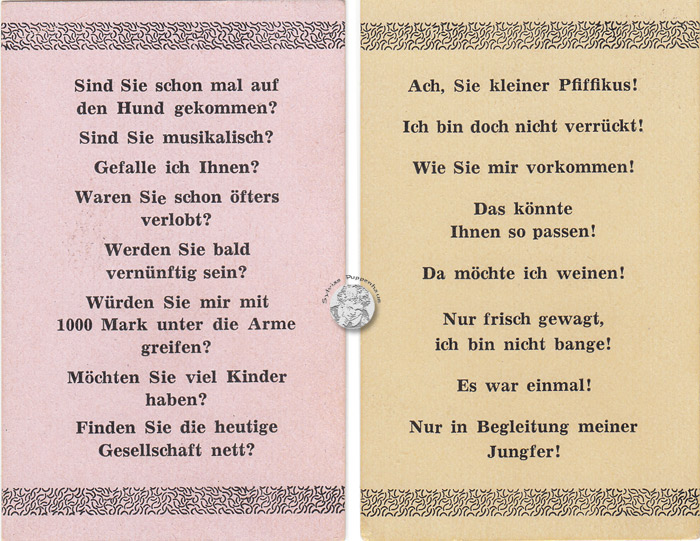 Lustiges Frage- und Antwort-Spiel