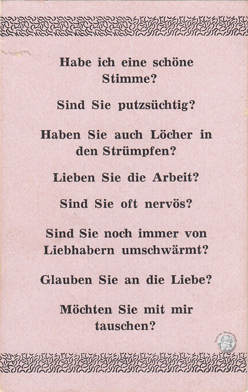 Lustiges Frage- und Antwort-Spiel