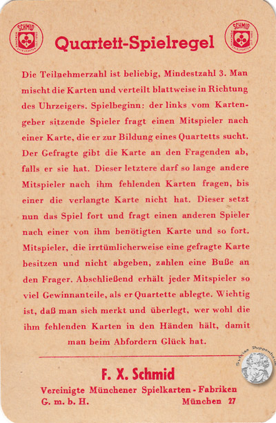 Kinderland ein Quartettspiel