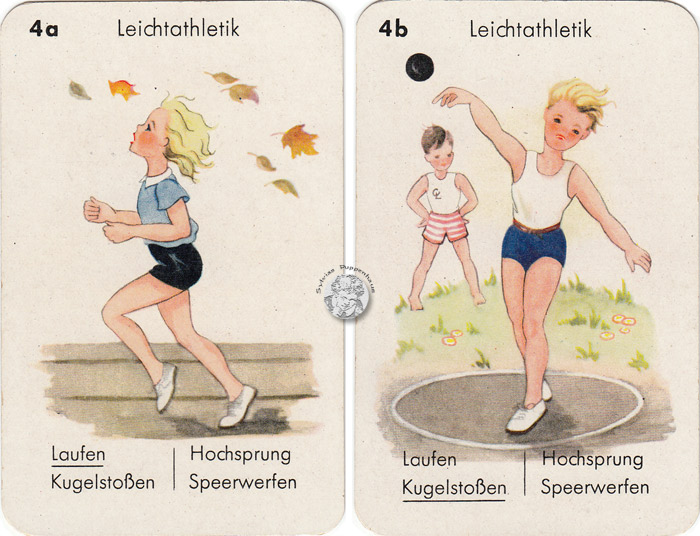 Spiel und Sport Quartettspiel 50er Jahre