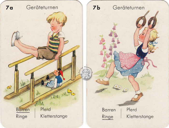 Spiel und Sport Quartettspiel 50er Jahre