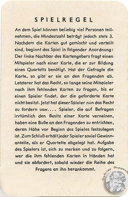 Spiel und Sport Quartettspiel 50er Jahre