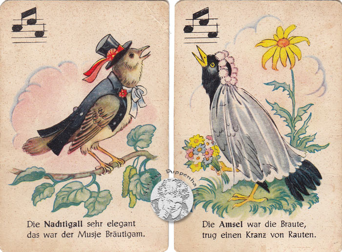 Schwarzer Peter die Vogelhochzeit