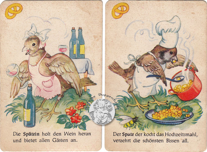 Schwarzer Peter die Vogelhochzeit