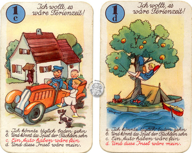 Quartett Wünsch Dir was von 1925
