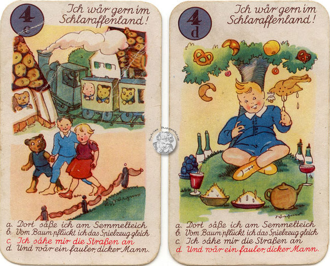 Quartett Wünsch Dir was von 1925